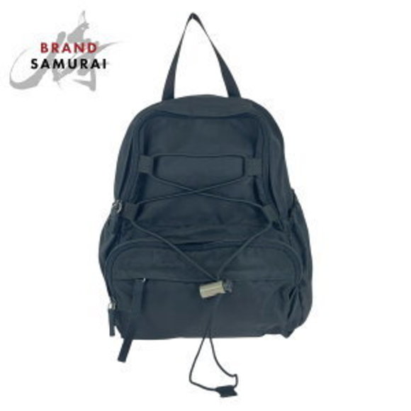 Prada Tessuto triangular black nylon backpack - Picture 1 of 9